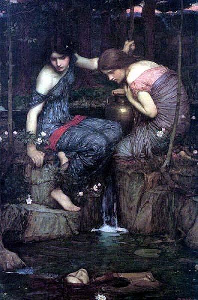John William Waterhouse Nymphs Finding the Head of Orpheus China oil painting art